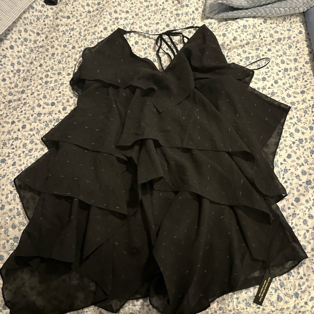 Urban Outfitters Black Layered Dress